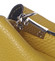 Dámska kožená crossbody kabelka žltá - ItalY Euren