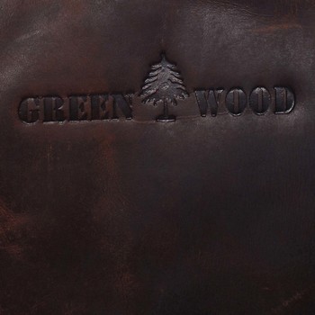 Kožená cestovná taška hnedá - Greenwood Cooper