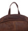 Dámsky kožený batoh hnedý - Greenwood Franz
