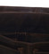 Veľká pánska kožená taška aktovka tmavo hnedá - Greenwood Louney 2