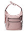Dámska kabelka batoh ružová - Romina Alfa