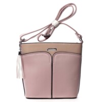 Dámska crossbody kabelka ružová - Silvia Rosa Enegmi
