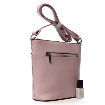 Dámska crossbody kabelka ružová - Silvia Rosa Enegmi