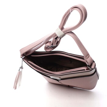 Dámska crossbody kabelka ružová - Silvia Rosa Enegmi