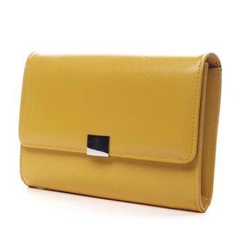 Dámska listová kabelka žltá saffiano - Michelle Moon F900