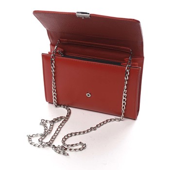 Dámska listová kabelka červená saffiano - Michelle Moon F900