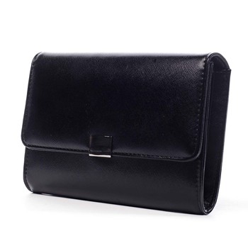 Dámska listová kabelka čierna saffiano - Michelle Moon F900