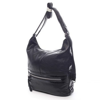 Dámska kabelka batoh čierna - Romina Lazy