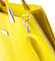 Luxusná dámska kožená kabelka žltá - ItalY Marion