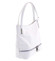 Dámska štýlová kožená kabelka cez rameno biela - ItalY Acness