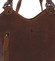 Dámska kožená kabelka batoh hnedá - Greenwood Ambision
