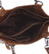 Dámska kožená kabelka batoh hnedá - Greenwood Ambision