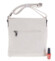 Trendy mäkká crossbody kabelka svetlobéžová - Delami Devyn