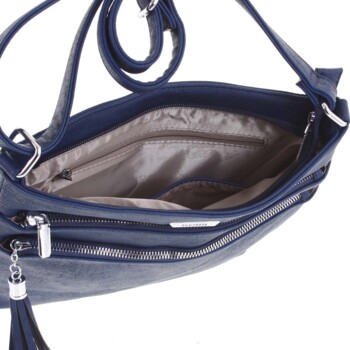 Dámska crossbody kabelka tmavomodrá - Silvia Rosa Girly