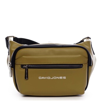 Dámska crossbody ľadvinka tmavožltá - David Jones Stutter