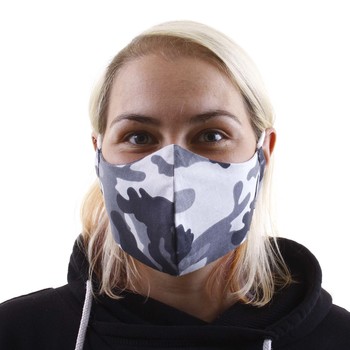 Nano rúško českej výroby maskáčové biele - B&C M