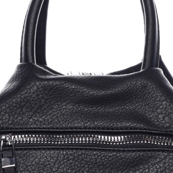 Originálny dámsky batoh kabelka čierny - Romina Gempela