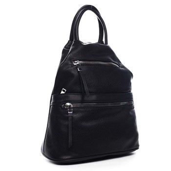 Originálny dámsky batoh kabelka čierny - Romina Gempela