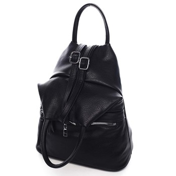 Originálny dámsky batoh kabelka čierny - Romina Gempela