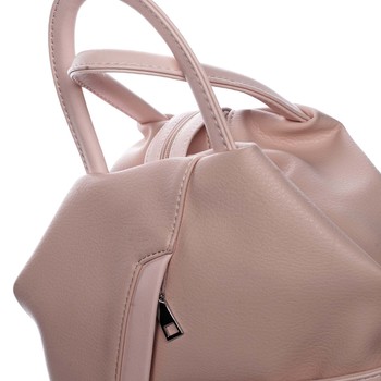 Originálny dámsky batoh kabelka ružový - Romina Imvelaphi