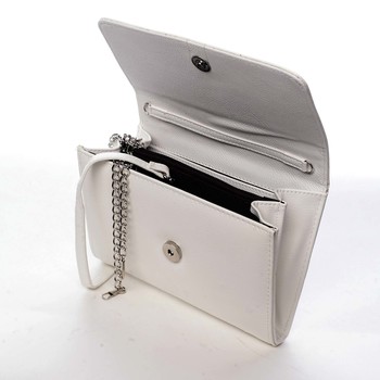 Dámska listová kabelka biela - Michelle Moon F660