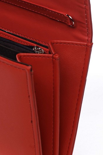 Dámska listová kabelka červená - Michelle Moon F850