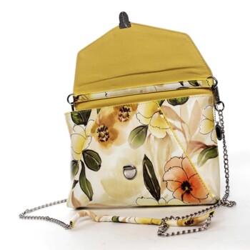 Dámska crossbody kabelka žltá - DIANA & CO Rozária
