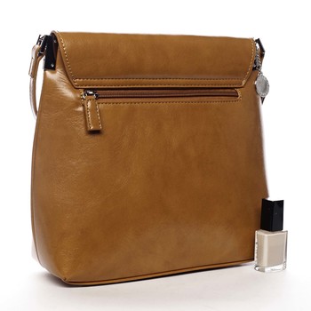 Dámska crossbody kabelka svetlohnedá - DIANA & CO Buzzy