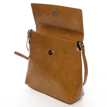 Dámska crossbody kabelka svetlohnedá - DIANA & CO Buzzy