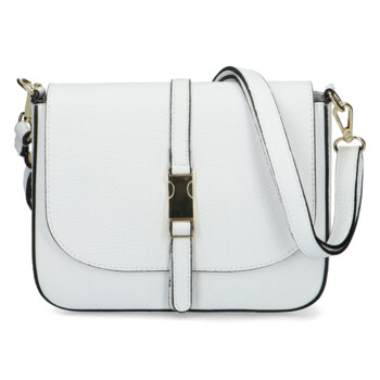 Dámska kožená crossbody kabelka biela - ItalY Neul