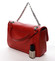 Dámska kabelka cez plece červená - DIANA & CO Threethre
