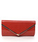 Dámska lakovaná listová kabelka červená - Michelle Moon None
