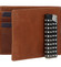 Pánska kožená peňaženka svetlohnedá - SendiDesign Boster