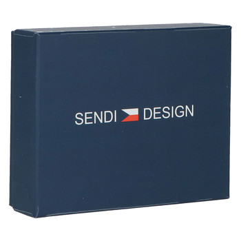 Pánska kožená peňaženka hnedá - SendiDesign Boster