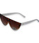 Dámske slnečné okuliare hnedo biele - S9115