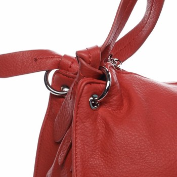 Dámska kabelka cez plece červená - DIANA & CO Franczeska