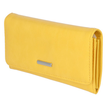 Dámska listová kabelka do ruky žltá - Michelle Moon F290