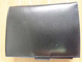 Kožená čierna peňaženka pre  mužov - Delami Arnaud