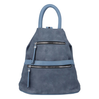 Originálny dámsky batoh kabelka modrý - Romina Gempela