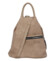 Originálny dámsky batoh kabelka taupe - Romina Imvelaphi