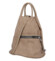 Originálny dámsky batoh kabelka taupe - Romina Imvelaphi