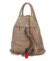 Originálny dámsky batoh kabelka taupe - Romina Imvelaphi