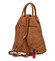 Originálny dámsky batoh kabelka hnedý - Romina Imvelaphi
