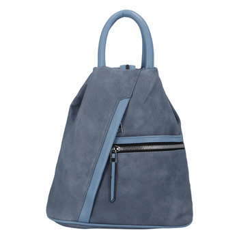 Originálne dámsky batoh kabelka modrý - Romina Imvelaphi