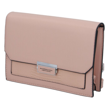 Dámska crossbody kabelka ružová - Silvia Rosa Inkany