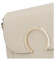 Dámska kožená crossbody kabelka béžová - ItalY Pretty