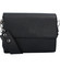 Elegantná kožená kabelka čierna - ItalY Kenesis