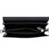 Elegantná kožená kabelka čierna - ItalY Kenesis