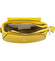 Dámska kožená crossbody kabelka žltá - ItalY Blauke