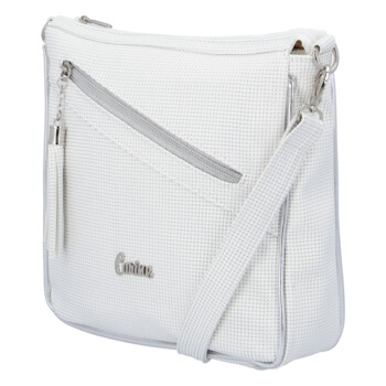 Dámska crossbody kabelka biela - Carine C300